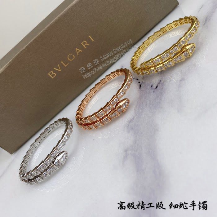 Bvlgari飾品 寶格麗高級精工版手鐲 寶格麗細蛇手鐲  zgbq3349